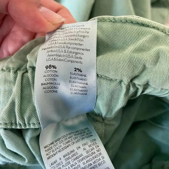 Mother The yo-yo ruffle greaser ankle in deep sea wash - Picture 11 of 14